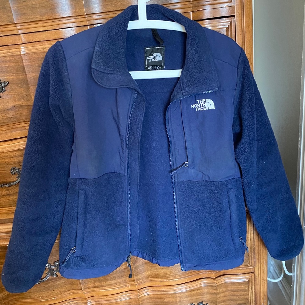 The North Face Navy Fleece Jacket XS